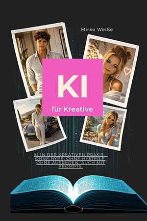 Buchcover: KI für Kreative – Kein Inspirationsbuch von Mirko Weiße